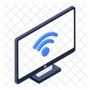 WLAN Monitor WLAN Computer Drahtloser PC Symbol