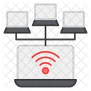 WLAN Netzwerk Internetgerat Drahtloses Netzwerk Symbol