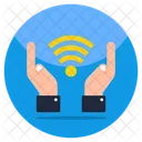 WLAN-Pflege  Symbol