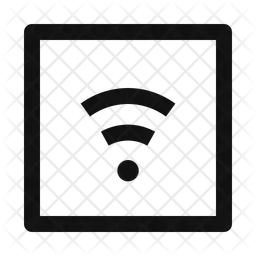 WLAN-Quadrat  Symbol