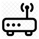 WLAN Router Bandbreite Symbol