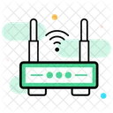 WLAN Router Internet Netzwerk Drahtlose Verbindung Symbol