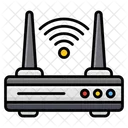 Zugangsrouter WLAN Router Modem Symbol