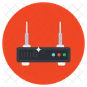 WLAN Router Netzwerk Hub WLAN Router Icon