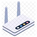 Internetdienst Modem Netzwerk Hub Symbol