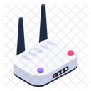 Internetdienst WLAN Router Netzwerk Hub Icon