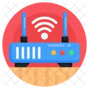 WLAN Router Internetgerat Drahtloses Netzwerk Symbol