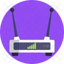 Elektronik WLAN Router Router Symbol