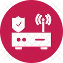 WLAN Schutz Privates WLAN VPN Router Symbol