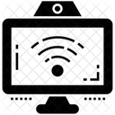 WLAN Signal Computerbildschirm Drahtlose Verbindung Symbol