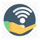 WLAN Signal Internet Breitbandnetzwerk Symbol