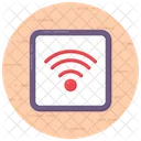 WLAN Signal Drahtloses Netzwerk Breitbandnetzwerk Symbol