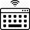 WLAN-Tastatur  Symbol