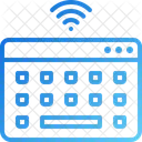 Tastatur WLAN Internet Der Dinge Symbol