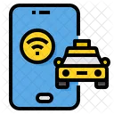 Taxi Smartphone WLAN Icon