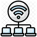 WLAN-Übertragung  Symbol