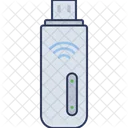 WLAN USB USB Stick Datenspeicher Symbol