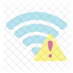 WLAN-Warnung  Symbol