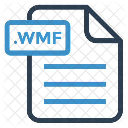 Wmf file Icon - Download in Line Style