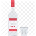 Wodka Glas Bar Symbol