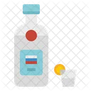 Wodka Alkoholisch Trinken Symbol