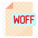 Woff File  Icon