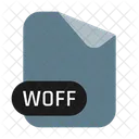Woff - formato de fonte aberta da web  Ícone