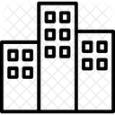 Wohnblock Gebaude Stadtgebaude Icon