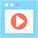 Live Streaming Video Symbol