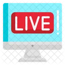 Monitor Computer Live Symbol