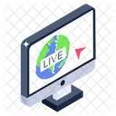 Live Streaming Live Browsen Symbol