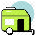 Anhanger Transporter Urlaub Symbol