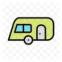 Wohnwagen Camping Reisen Symbol