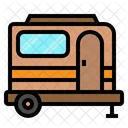 Wohnwagen Camping Reisen Symbol