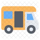 Wohnwagen Wohnmobil Van Symbol