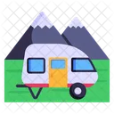 Wohnwagen  Symbol
