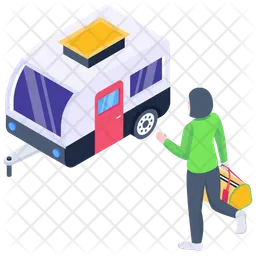 Wohnwagen  Symbol