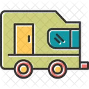 Wohnwagen LKW  Symbol