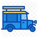 Wohnwagen-Anhänger-Camper-Van-Street-Food-Truck  Symbol