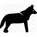 Wolf Husky Hund Symbol