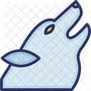 Wolf Wolf Heult Wildes Tier Symbol