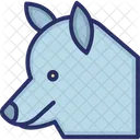 Wolf Wolf Heult Wildes Tier Symbol