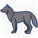 Wolf Tier Tierwelt Symbol