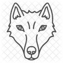 Wolf Face Wildlife Icon