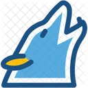 Wolf Howling Wild Icon