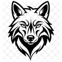 Wolf Mascot Predator Animal Icon