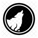 Wolf Moon Lunar Wolf Moon Howl Icon