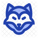 Wolfskopf Dschungel Fleischfresser Symbol