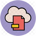 Cloud Dokument Netzwerk Symbol