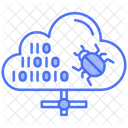 Cloud Malware Cloud Computing Symbol